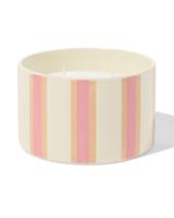 HEMA Geurkaars ⌀11x7cm Keramiek Tompouce (roze)