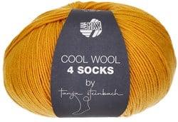 Lana Grossa Cool Wool 4 Socks Uni 7713 Goudgeel