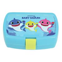 Baby Shark broodtrommel - 16 x 11 cm - kunststof - lunchtrommel - lunchbox - kinderen