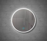 Badkamerspiegel Infinity | 60 cm | Rond | Directe en indirecte LED verlichting | Touch button