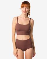 HEMA Dames Tailleslip Ultimate Comfort Donkerbruin (donkerbruin)