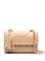 Tory Burch petit sac porté épaule Fleming en cuir - Tons neutres - thumbnail