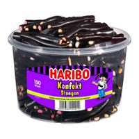 Haribo - Dropstaven (Konfekt Stangen) - 150 stuks