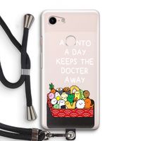 Bento a day: Pixel 3 Transparant Hoesje met koord