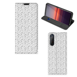 Sony Xperia 5 II Hoesje met Magneet Stripes Dots