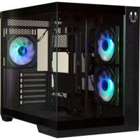 PC-behuizing - BITFENIX - Triton - Cube - ATX - Zwart - Gehard glas - USB-C en A-RGB