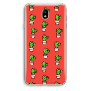 Mini cactus: Samsung Galaxy J7 (2017) Transparant Hoesje