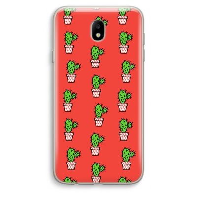 Mini cactus: Samsung Galaxy J7 (2017) Transparant Hoesje