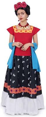 Kostuums voor Volwassenen My Other Me Frida Kahlo Rood Maat XS (8435435016647)