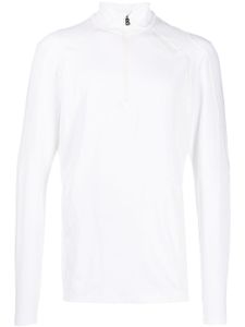 BOGNER t-shirt zippé Harry à manches longues - Blanc