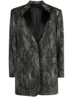 ISABEL MARANT single-breasted abstract-print blazer - Noir - thumbnail