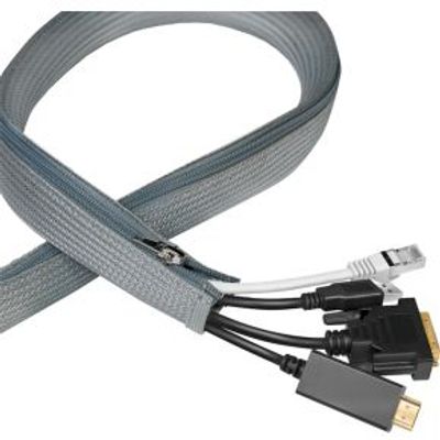 LogiLink KAB0073 kabel beschermer Kabelbeheer Grijs