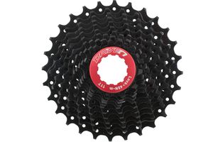 Sunrace Cassette Csrx1 11S 11-28T staal zwart/rood