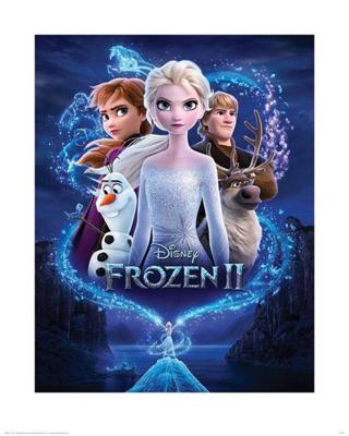 Kunstdruk Frozen 2 Magic 40x50cm