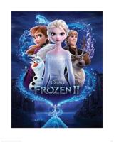 Kunstdruk Frozen 2 Magic 40x50cm