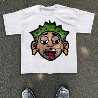 Bon&Bon EMRG Men's Graphic Print Casual T-Shirt - White Polyester Tee White / M