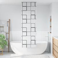 VidaXL Doucherolgordijn 80x240 cm stofbreedte 76 cm