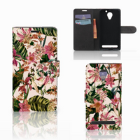 Lenovo C2 Power Hoesje Flowers - thumbnail