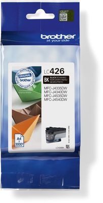 Brother inktcartridge, 3.000 pagina&apos;s, OEM LC-426BK, zwart