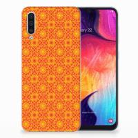 Samsung Galaxy A50 | TPU bumper | Batik Oranje Samsung Galaxy A50 | TPU bumper | Batik Oranje