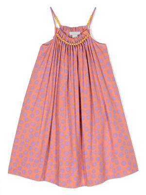 Stella McCartney Kids robe-nuisette à pois - Rose