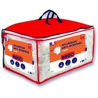 DODO Pack Caldo piumino antiacaro 220x240 cm + 2 cuscini 60x60 cm - Splendor - Imbottitura 100% volpt'air 350gr/m² - Bianco