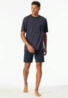 Schiesser Schiesser Pyjama Short navy 181155 58/3XL