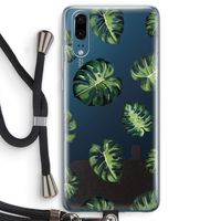 Tropische bladeren: Huawei P20 Transparant Hoesje met koord Tropische bladeren: Huawei P20 Transparant Hoesje met koord