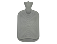 Fairzone Natuurrubber warmwater kruik - fsc - 2l - grijs