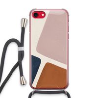 Geo #2: iPhone SE 2020 Transparant Hoesje met koord