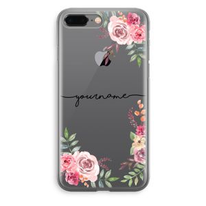 Rozen: iPhone 8 Plus Transparant Hoesje