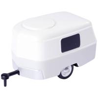 Carson Modellsport 504154 1:87 Wohnwagen mit Anhängerkupplung 1:87 RC aanhanger Carson Modellsport 504154 1:87 Wohnwagen mit Anhängerkupplung 1:87 RC aanhanger