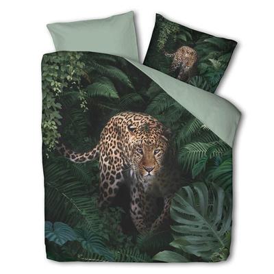 Dekbedovertrek Jungle Cheetah Dieren 200x200 Cm Luna Bedding - Dekbed-Discounter.nl