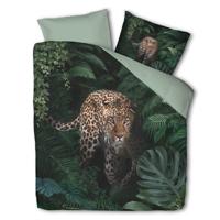 Dekbedovertrek Jungle Cheetah Dieren 200x200 Cm Luna Bedding - Dekbed-Discounter.nl