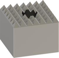 Bosch Accessoires Bouchardeerkop 60 x 60 mm, 7 x 7 1st - 1618623206