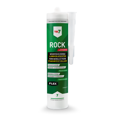 Tec7 Rock Transparant Grijs | Patroon 310 ml - 539306000