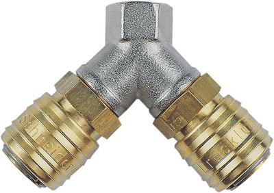 Schneider Airsystems Schneider y-verdeler distributor m.2 outlets r 3/8