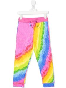 Stella McCartney Kids pantalon de jogging à imprimé arc-en-ciel - Rose