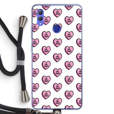 GIRL POWER: Honor Note 10 Transparant Hoesje met koord