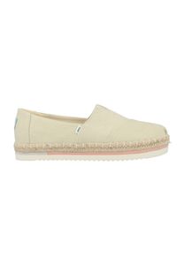 Toms Alpargata Platform 10017830 Beige  maat