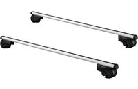 Twinny Load Dakdragerset 124 cm aluminium zilver