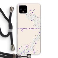 Sterren: Pixel 4 XL Transparant Hoesje met koord