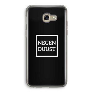 Negenduust black: Samsung Galaxy A5 (2017) Transparant Hoesje