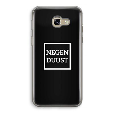 Negenduust black: Samsung Galaxy A5 (2017) Transparant Hoesje