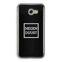 Negenduust black: Samsung Galaxy A5 (2017) Transparant Hoesje