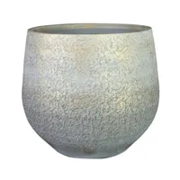Bloempot Noor Metallic Grey Ø27cm