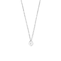 Ketting Hart-Slot zilver 2,4 mm 42 cm