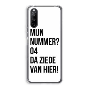 Da ziede van hier: Sony Xperia 10 III Transparant Hoesje