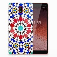 Nokia 1 Plus TPU Siliconen Hoesje Mozaïek