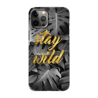 Stay wild: Volledig geprint iPhone 12 Hoesje